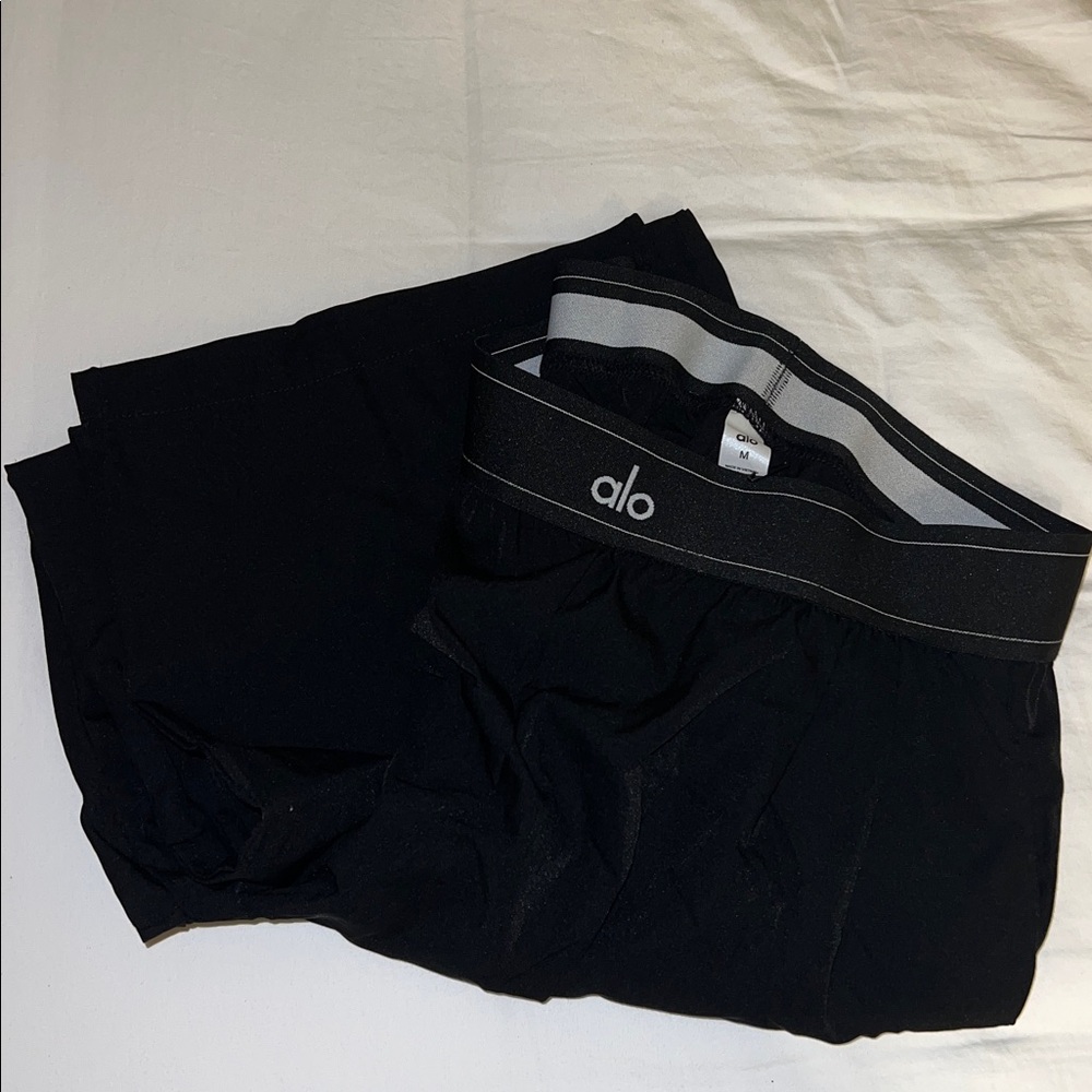 Alo Black Trouser Pant